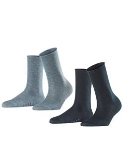 FALKE Damen Socken Active Breeze 2-Pack, Atmungsaktiv Schnelltrocknend, 2 Paar, Mehrfarbig (Sortiment 20), 39-42 von FALKE