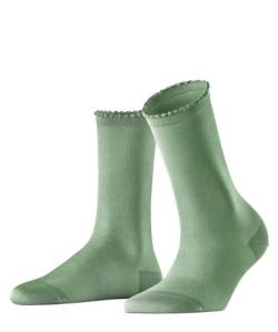 FALKE Damen Socken Bold Dot W SO Baumwolle einfarbig 1 Paar, Grün (Nettle 7447), 39-42 von FALKE