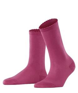 FALKE Damen Socken Bold Dot W SO Baumwolle einfarbig 1 Paar, Rosa (Hot Coral 8025), 35-38 von FALKE