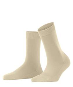 FALKE Damen Socken ClimaWool W SO Lyocell Schurwolle einfarbig 1 Paar, Beige (Cream 4011), 37-38 von FALKE