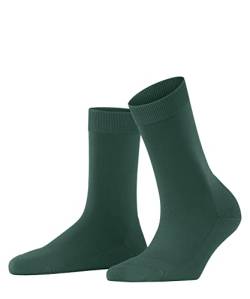 FALKE Damen Socken ClimaWool W SO Lyocell Schurwolle einfarbig 1 Paar, Grün (Hunter Green 7441), 39-40 von FALKE