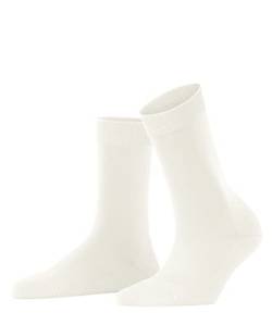 FALKE Damen Socken ClimaWool W SO Lyocell Schurwolle einfarbig 1 Paar, Weiß (Off-White 2040), 37-38 von FALKE