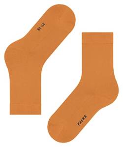 FALKE Damen Socken Climate Wool, Nachhaltiges Lyocell Schurwolle, 1 Paar, Orange (Toskana 1470), 39-40 von FALKE