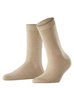 FALKE Damen Socken Cosy Wool W SO Wolle einfarbig 1 Paar, Braun (Camel 4220), 39-42 von FALKE