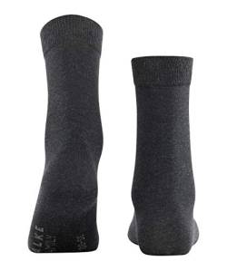 FALKE Damen Socken Family, Baumwolle, 1 Paar, Grau (Anthracite Melange 3089), 35-38 (UK 2.5-5 Ι US 5-7.5) von FALKE