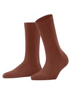 FALKE Damen Socken Family, Nachhaltige Baumwolle, 1 Paar, Rot (Terra 8829), 35-38 von FALKE