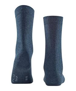 FALKE Damen Socken Family W SO nachhaltige biologische Baumwolle einfarbig 1 Paar, Blau (Navy Blue 6499) neu - umweltfreundlich, 39-42 von FALKE