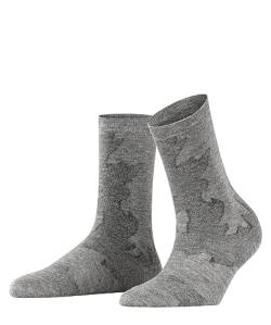 FALKE Damen Socken Fenstive Canvas, weich atmungsaktiv, 1 Paar, Grau (Concrete Melange 3615), 35-38 von FALKE