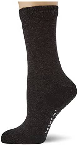 FALKE Damen Socken No. 4 W SO Wolle Seide einfarbig 1 Paar, Grau (Anthracite Melange 3089), 35-36 von FALKE