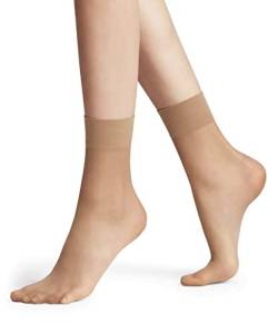 FALKE Damen Socken Pure Matt 20 DEN W SO Transparent einfarbig 1 Paar, Beige (Sun 4299), 39-42 von FALKE