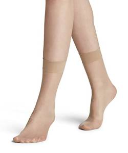 FALKE Damen Socken Seidenglatt 15 DEN W SO Transparent einfarbig 1 Paar, Braun (Crystal 4409), 39-42 von FALKE
