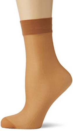 FALKE Damen Socken Seidenglatt 15 DEN W SO Transparent einfarbig 1 Paar, Gelb (Sun 4299), 39-42 von FALKE