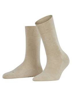 FALKE Damen Socken Sensitive London W SO Baumwolle mit Komfortbund 1 Paar, Beige (Sand Melange 4650) neu - umweltfreundlich, 35-38 von FALKE