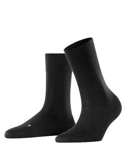 FALKE Damen Socken Sensitive New York W SO Lyocell mit Komfortbund 1 Paar, Schwarz (Black 3000), 35-38 von FALKE