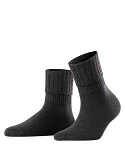 FALKE Damen Socken Striggings Rib W SO Wolle einfarbig 1 Paar, Schwarz (Black 3009), 39-42 von FALKE