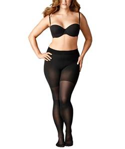 FALKE Damen Strumpfhose Beauty Plus 50 DEN W TI halb-blickdicht einfarbig 1 Stück, Schwarz (Black 3009) - C, SHORT von FALKE