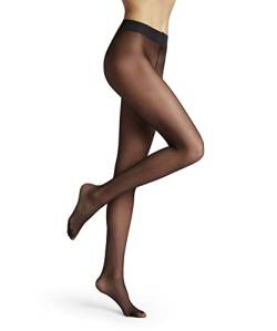 FALKE Damen Strumpfhose Matt Deluxe 20 DEN W TI Transparent einfarbig 1 Stück, Schwarz (Black 3009), M von FALKE