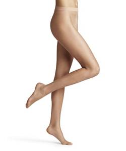 FALKE Damen Strumpfhose Natural Glow 6 DEN W TI ultra-transparent einfarbig 1 Stück, Hautfarben (Natural 4037), S von FALKE