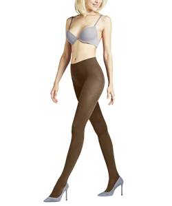 FALKE Damen Strumpfhose Softmerino, Wolle, 1 Stück, Braun (Tawny 5124), 40-42 von FALKE