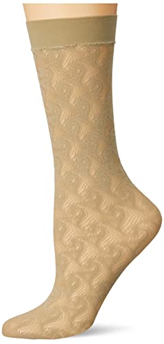 FALKE Damen Turning Page W KH Socken, Grün (Pale Khaki 7110), 39-42 von FALKE