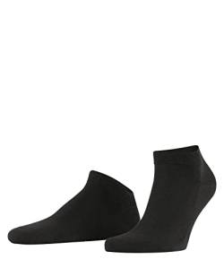 FALKE Herren Sneakersocken ClimaWool M SN Lyocell Wolle kurz einfarbig 1 Paar, Grau (Anthracite Melange 3117), 45-46 von FALKE