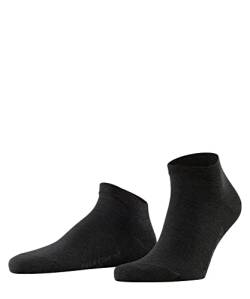 FALKE Herren Sneakersocken Cool 24/7 M SN Baumwolle kurz einfarbig 1 Paar, Grau (Anthracite Melange 3080), 41-42 von FALKE