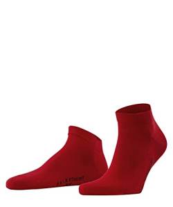 FALKE Herren Sneakersocken Cool 24/7 M SN Baumwolle kurz einfarbig 1 Paar, Rot (Scarlet 8280), 39-40 von FALKE