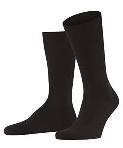 FALKE Herren Socken Airport M SO Wolle Baumwolle einfarbig 1 Paar, Braun (Brown 5930), 45-46 von FALKE