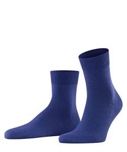 FALKE Herren Socken Airport M SSO Wolle Baumwolle einfarbig 1 Paar, Blau (Sapphire 6055), 43-44 von FALKE