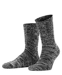 FALKE Herren Socken Brooklyn M SO Baumwolle einfarbig 1 Paar, Schwarz (Black 3000), 39-42 von FALKE