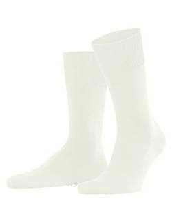 FALKE Herren Socken ClimaWool M SO Lyocell Wolle einfarbig 1 Paar, Weiß (Off-White 2040), 41-42 von FALKE