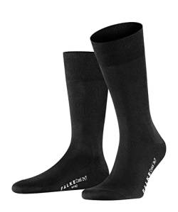 FALKE Herren Socken Cool 24/7, Baumwolle, 1 Paar, Schwarz (Black 3000), 39-40 von FALKE