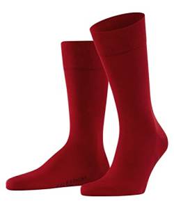 FALKE Herren Socken Cool 24/7 M SO Baumwolle einfarbig 1 Paar, Rot (Scarlet 8228) neu - umweltfreundlich, 41-42 von FALKE