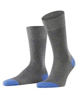 FALKE Herren Socken Dot, Baumwolle, 1 Paar, Grau (Steel Melange 3166), 39-42 von FALKE