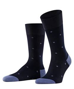 FALKE Herren Socken Dot M SO Baumwolle gemustert 1 Paar, Blau (Dark Navy 6377), 39-42 von FALKE