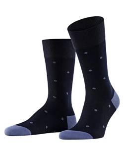 FALKE Herren Socken Dot M SO Baumwolle gemustert 1 Paar, Blau (Dark Navy 6377), 43-46 von FALKE