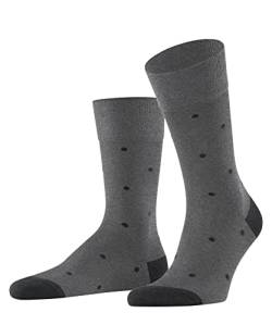 FALKE Herren Socken Dot M SO Baumwolle gemustert 1 Paar, Grau (Steel Melange 3167), 43-46 von FALKE