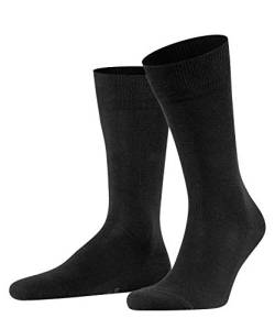 FALKE Herren Socken Family, Baumwolle, 1 Paar, Schwarz (Black 3000), 47-50 (UK 11.5-14 Ι US 12.5-15) von FALKE