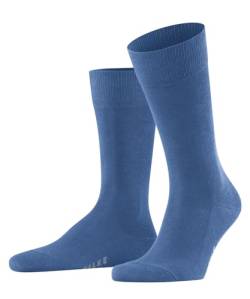 FALKE Herren Socken Family M SO nachhaltige biologische Baumwolle einfarbig 1 Paar, Blau (Nautical 6531) neu - umweltfreundlich, 43-46 von FALKE