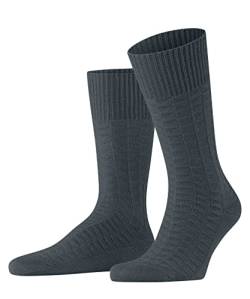 FALKE Herren Socken Joint Knit M SO Hanf Baumwolle einfarbig 1 Paar, Grau (Stone Wash 3235), 43-44 von FALKE