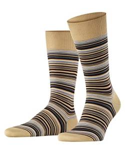 FALKE Herren Socken Microblock M SO Baumwolle gemustert 1 Paar, Beige (Country 4380), 41-42 von FALKE