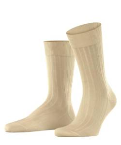 FALKE Herren Socken Milano M SO Fil d´Écosse Baumwolle gemustert 1 Paar, Beige (Sand 4320), 41-42 von FALKE