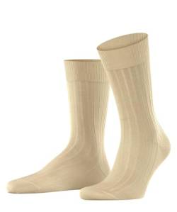 FALKE Herren Socken Milano M SO Fil d´Écosse Baumwolle gemustert 1 Paar, Beige (Sand 4320), 43-44 von FALKE