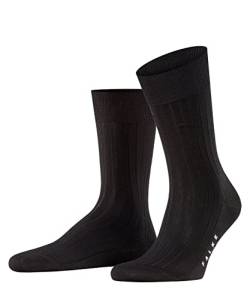 FALKE Herren Socken Milano M SO Fil d´Écosse Baumwolle gemustert 1 Paar, Schwarz (Black 3000), 41-42 von FALKE