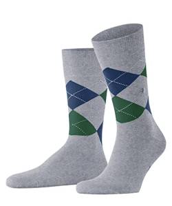 FALKE Herren Socken No. 13 M SO feinste Piuma Baumwolle einfarbig 1 Paar, Grau (Mid Grey Melange 3530), 39-40 von FALKE