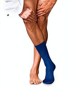 FALKE Herren Socken No. 7 M SO Wolle einfarbig 1 Paar, Blau (Royal Blue 6000), 39-40 von FALKE