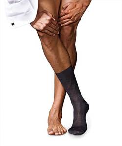 FALKE Herren Socken No. 9 M SO Pure Fil d´Écosse Baumwolle einfarbig 1 Paar, Grau (Anthracite Melange 3190), 45-46 von FALKE