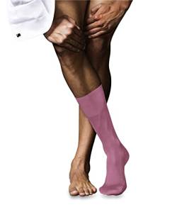 FALKE Herren Socken No. 9 M SO Pure Fil d´Écosse Baumwolle einfarbig 1 Paar, Rot (Rose 8680), 45-46 von FALKE