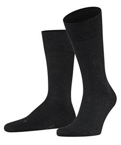 FALKE Herren Socken Sensitive London, Baumwolle, 1 Paar, Grau (Anthracite Melange 3080), 39-42 von FALKE