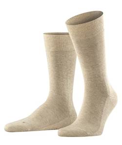 FALKE Herren Socken Sensitive London M SO Baumwolle mit Komfortbund 1 Paar, Beige (Sand Melange 4650) neu - umweltfreundlich, 47-50 von FALKE